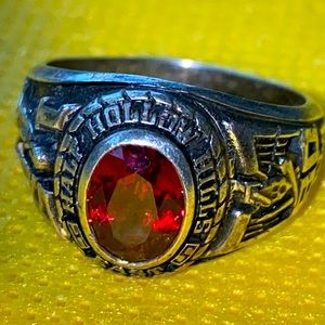 Balfour1980 Half Hollow Hills East High School Thunderbird Tbird Sterling ring
